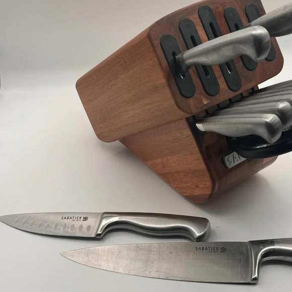 Sabatier Stainless Steel  Knife Block‎ Set with Edgekeeper, 13-pc - Picture 3 of 4